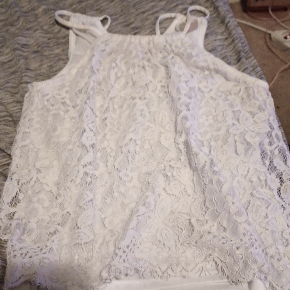 Crop Top NOBO M white
